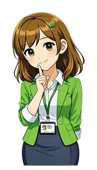 考える女性のイラスト